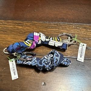 Vera Bradley lanyards NWT African Violet and Blue Bandana
